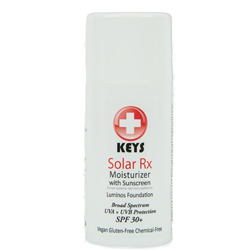 Best Natural Zinc Oxide Sunscreens For Your Face -  #1 Keys Solar Rx Moisturizer with Sunscreen.